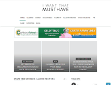 Tablet Screenshot of iwantthatmusthave.nl